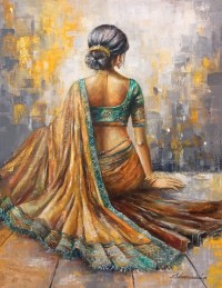 Sabeen Rashid, 18 x 24 Inches, Acrylic on Canvas, Figurative Painting, AC-SBRS-022